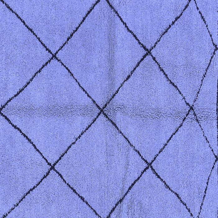 Square Machine Washable Solid Blue Modern Rug, wshabs1789blu