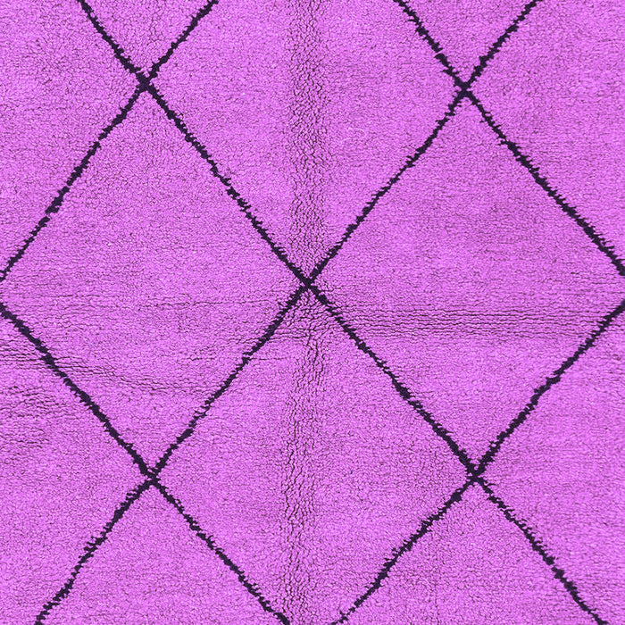 Machine Washable Solid Purple Modern Area Rugs, wshabs1789pur