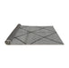 Sideview of Solid Gray Modern Rug, abs1789gry