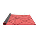 Solid Red Modern Area Rugs