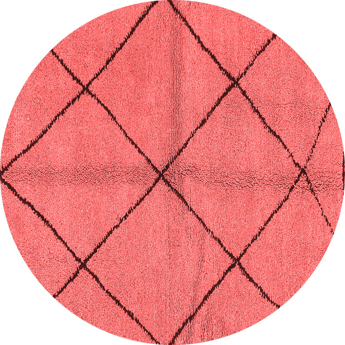 Machine Washable Solid Red Modern Rug, wshabs1789red