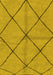 Solid Yellow Modern Rug, abs1789yw