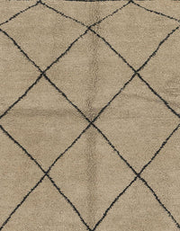 Machine Washable Abstract Brown Rug, wshabs1789