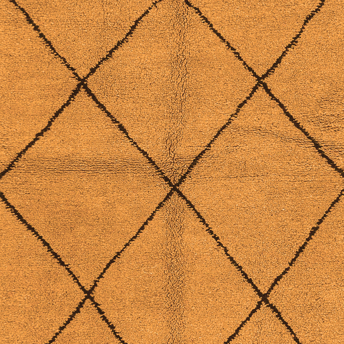 Machine Washable Solid Orange Modern Area Rugs, wshabs1789org