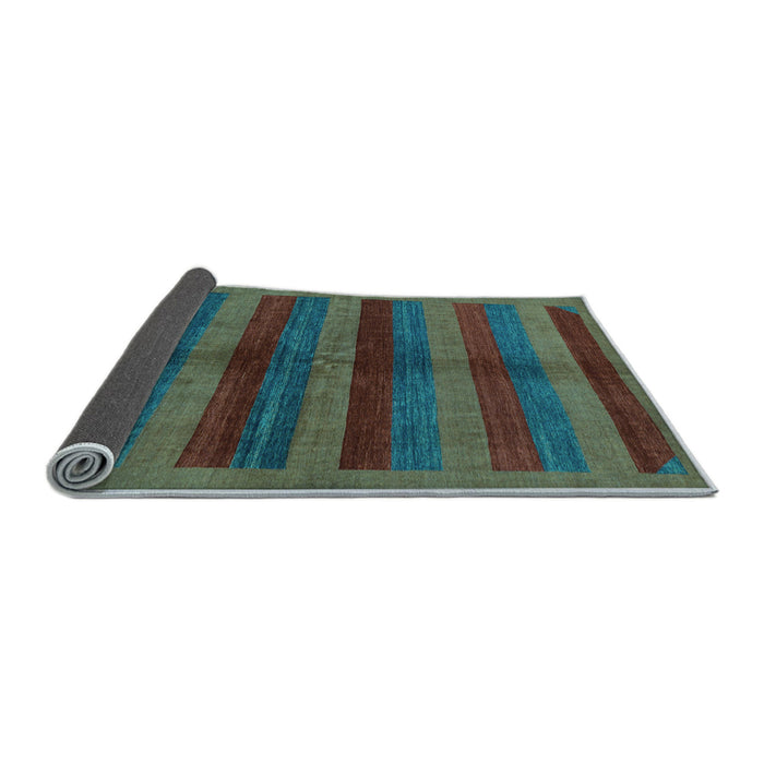 Sideview of Abstract Light Blue Modern Rug, abs178lblu