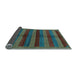 Sideview of Abstract Light Blue Modern Rug, abs178lblu