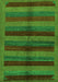 Abstract Green Modern Rug, abs178grn