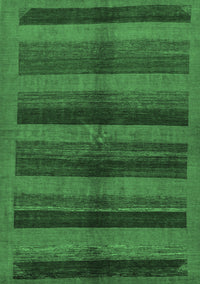 Abstract Emerald Green Modern Rug, abs178emgrn