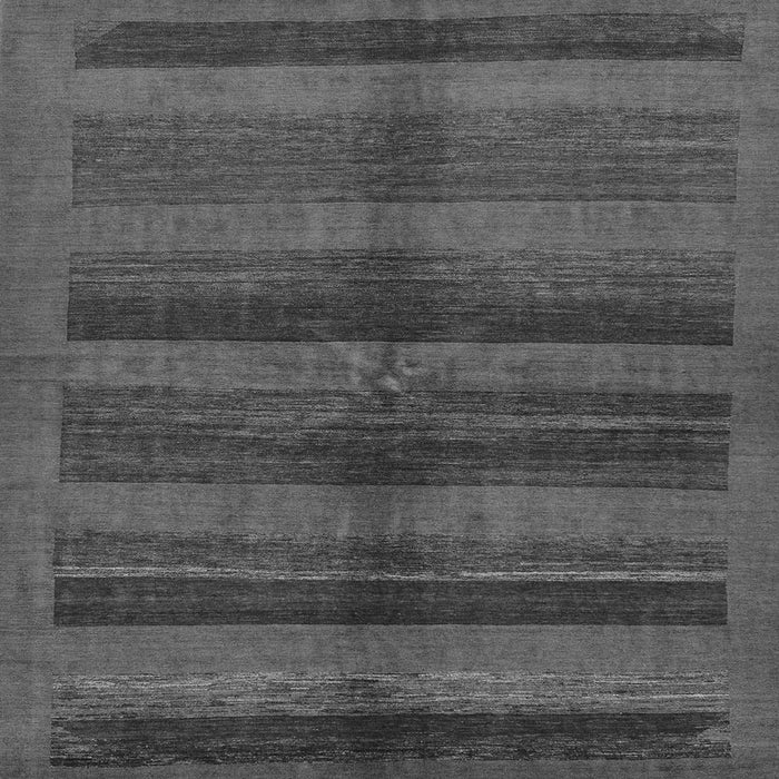 Square Abstract Gray Modern Rug, abs178gry