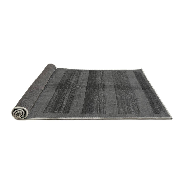 Sideview of Abstract Gray Modern Rug, abs178gry