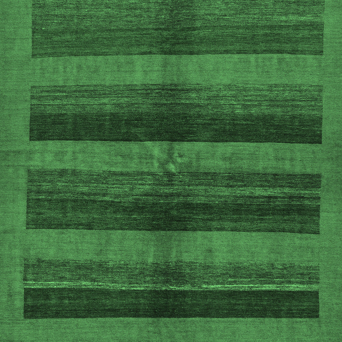 Machine Washable Abstract Emerald Green Modern Area Rugs, wshabs178emgrn