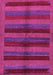 Machine Washable Abstract Pink Modern Rug, wshabs178pnk