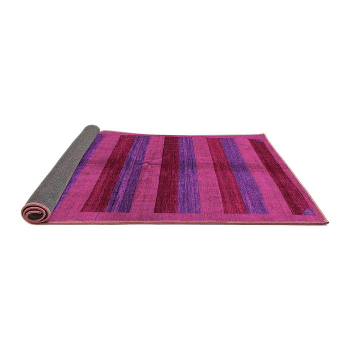Sideview of Abstract Pink Modern Rug, abs178pnk