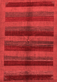 Abstract Red Modern Rug, abs178red