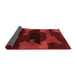 Abstract Red Modern Area Rugs