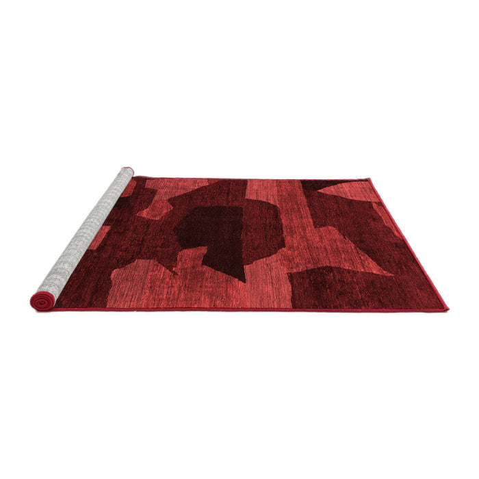 Modern Red Washable Rugs