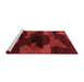 Modern Red Washable Rugs