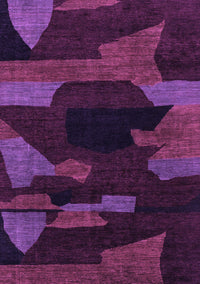 Abstract Purple Modern Rug, abs1790pur