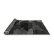 Sideview of Abstract Gray Modern Rug, abs1790gry