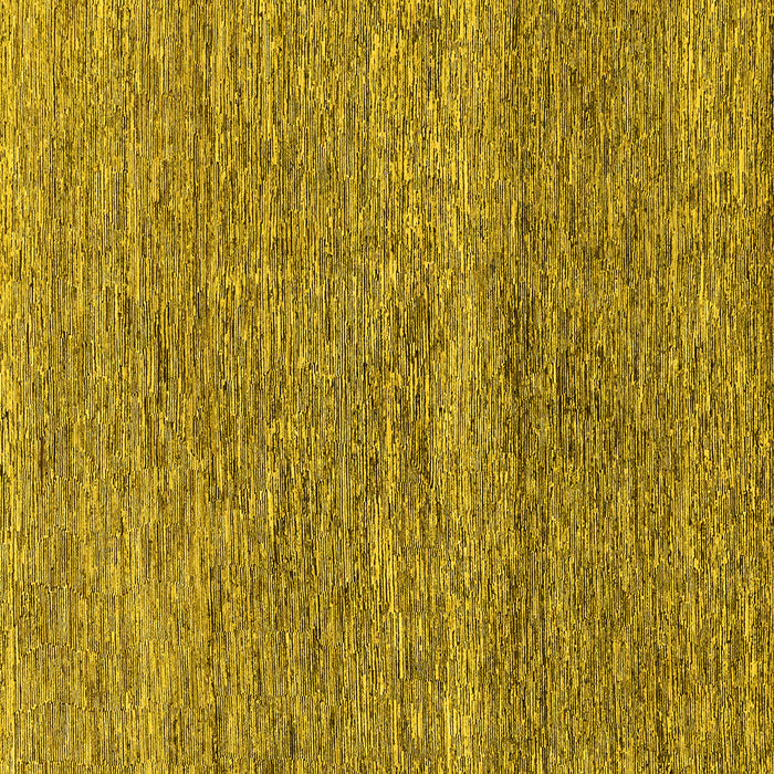 Square Abstract Yellow Modern Rug, abs1791yw