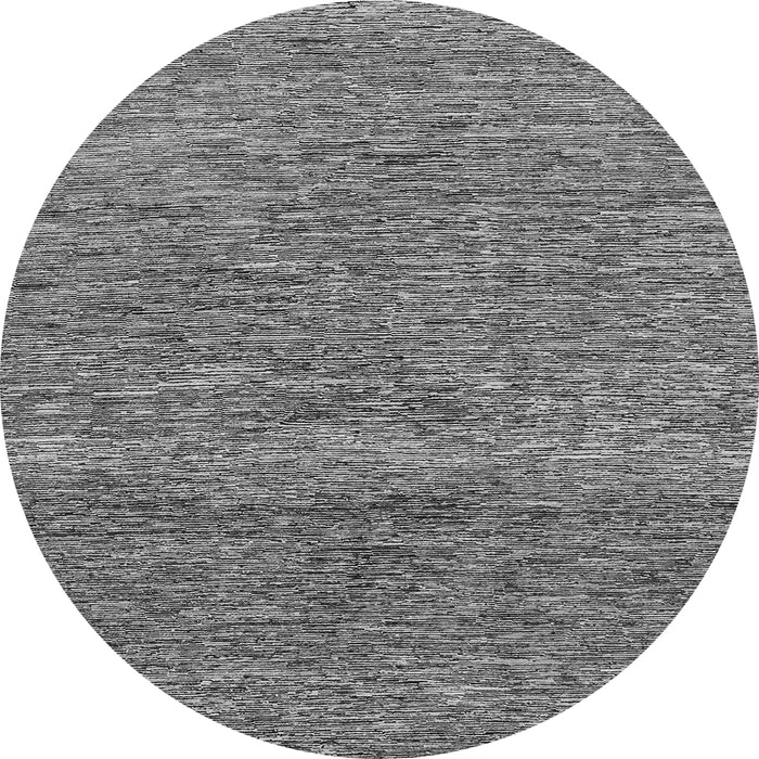 Round Abstract Gray Modern Rug, abs1791gry
