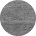 Round Abstract Gray Modern Rug, abs1791gry