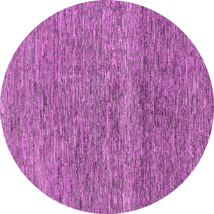 Round Abstract Purple Modern Rug, abs1791pur