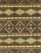 Machine Washable Abstract Sepia Brown Rug, wshabs1792