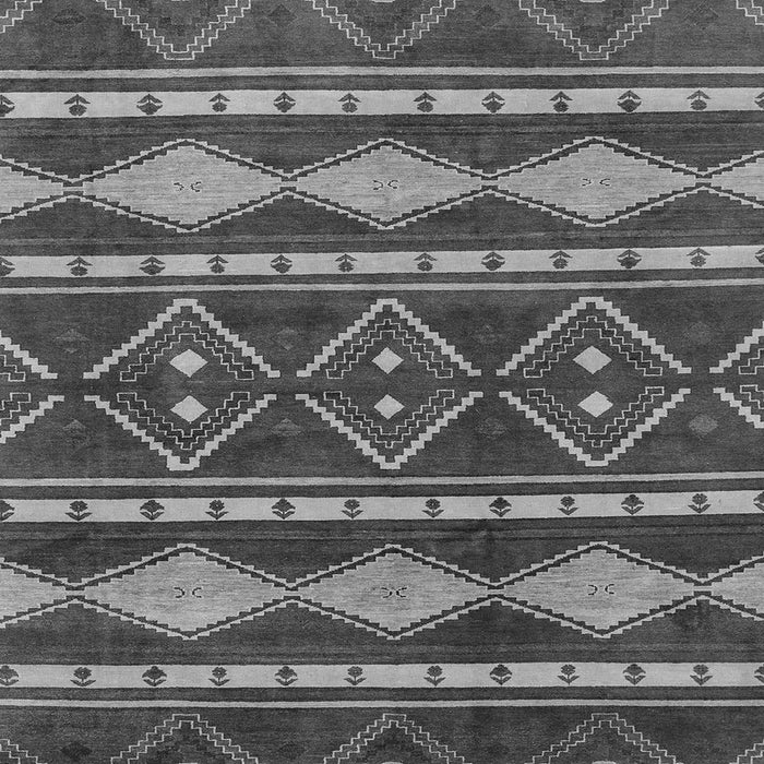 Square Machine Washable Abstract Gray Modern Rug, wshabs1792gry