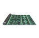 Sideview of Abstract Light Blue Modern Rug, abs1792lblu