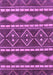 Machine Washable Abstract Purple Modern Area Rugs, wshabs1792pur