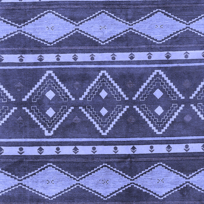 Abstract Blue Modern Rug, abs1792blu