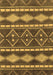 Abstract Brown Modern Rug, abs1792brn