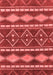 Abstract Red Modern Area Rugs