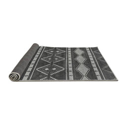 Sideview of Abstract Gray Modern Rug, abs1792gry