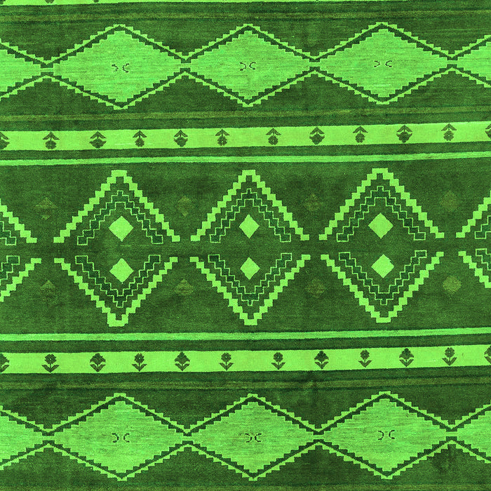 Abstract Green Modern Rug, abs1792grn