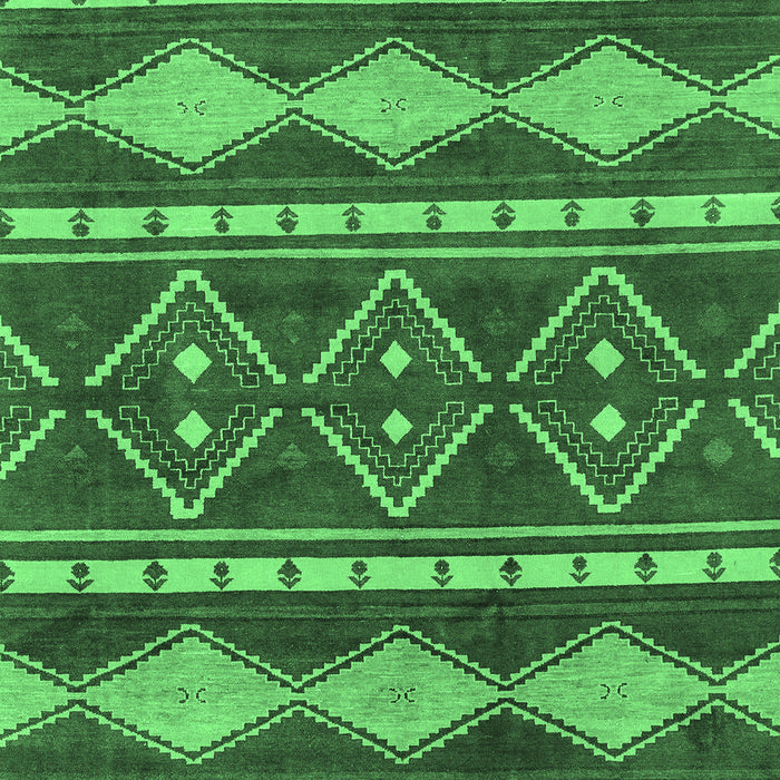 Abstract Emerald Green Modern Rug, abs1792emgrn