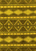 Abstract Yellow Modern Rug, abs1792yw