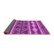 Sideview of Abstract Purple Modern Rug, abs1792pur