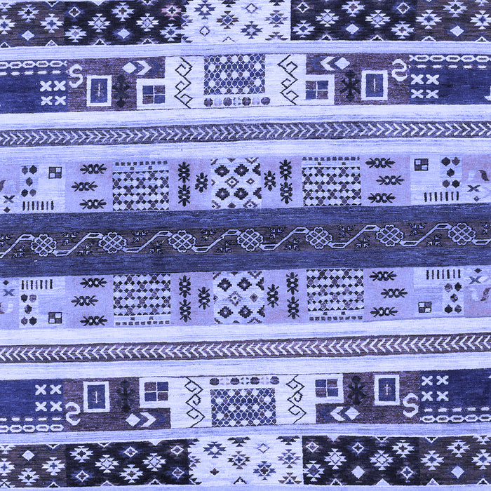 Machine Washable Abstract Blue Modern Rug, wshabs1793blu