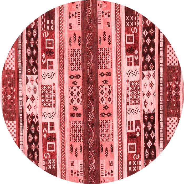 Machine Washable Abstract Red Modern Rug, wshabs1793red