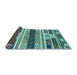 Sideview of Abstract Light Blue Modern Rug, abs1793lblu