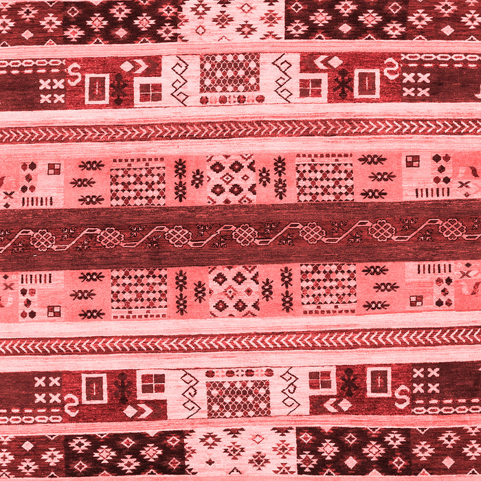 Machine Washable Abstract Red Modern Rug, wshabs1793red