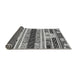 Sideview of Abstract Gray Modern Rug, abs1793gry