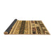 Sideview of Abstract Brown Modern Rug, abs1793brn