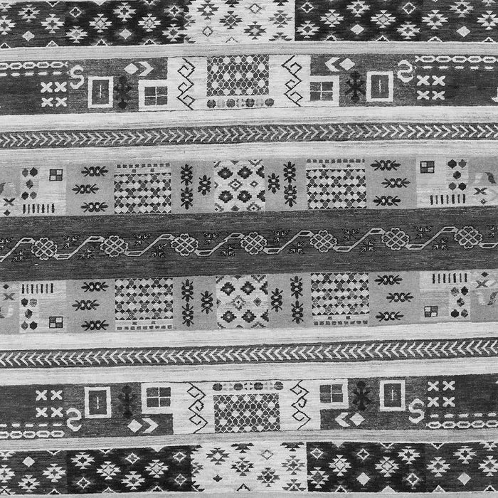 Machine Washable Abstract Gray Modern Rug, wshabs1793gry