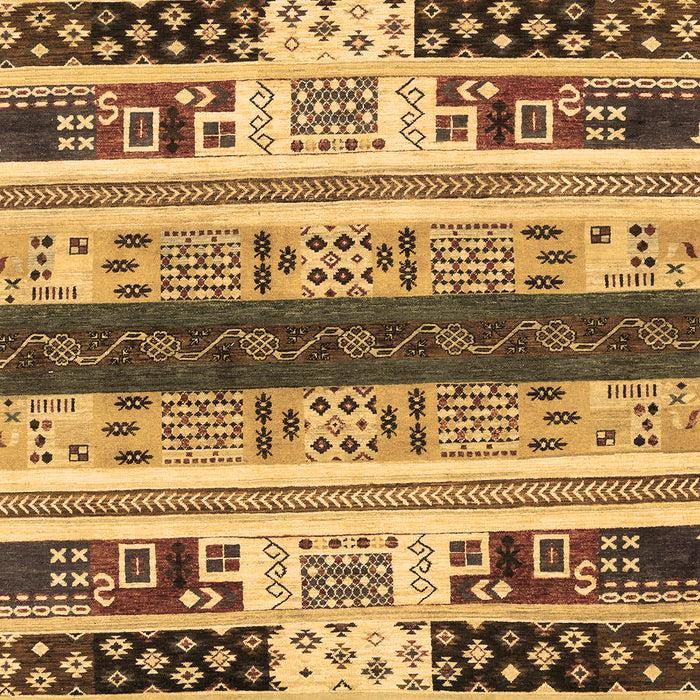 Machine Washable Abstract Brown Modern Rug, wshabs1793brn