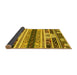 Sideview of Abstract Yellow Modern Rug, abs1793yw