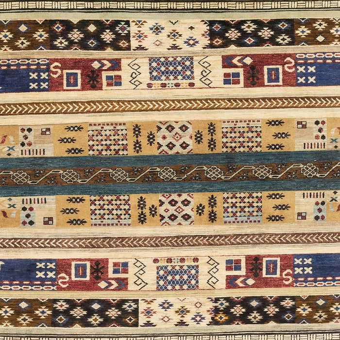 Machine Washable Abstract Dark Brown Rug, wshabs1793