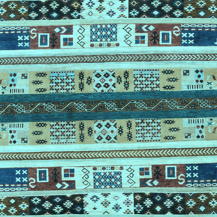 Machine Washable Abstract Light Blue Modern Rug, wshabs1793lblu